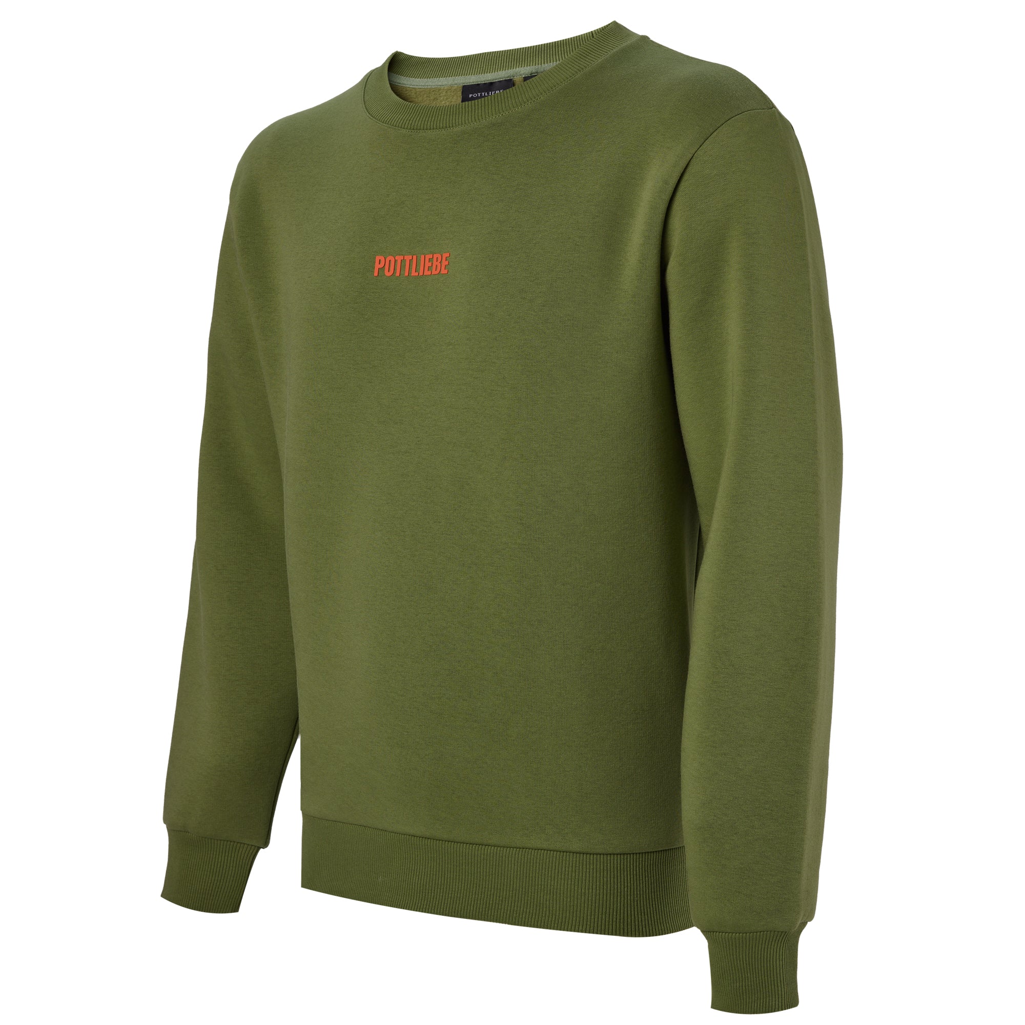 Crewneck "GLÜCK AUF" Olive / Orange