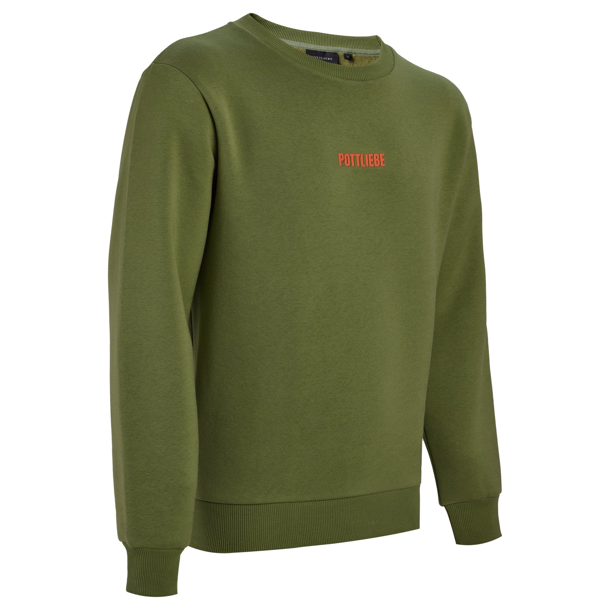 Crewneck "GLÜCK AUF" Olive / Orange