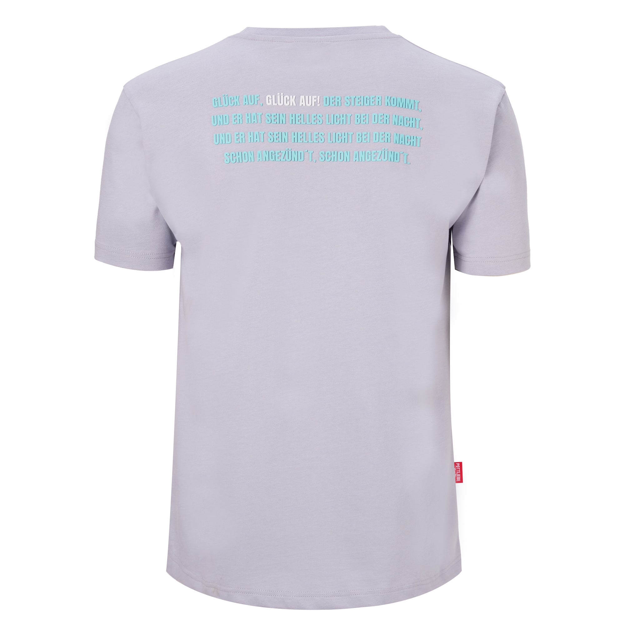 "GLÜCK AUF" Shirt Grau / Mint