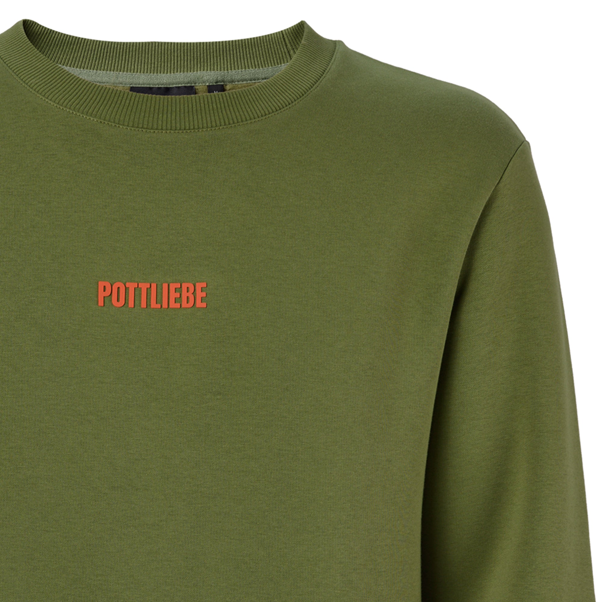 Crewneck "GLÜCK AUF" Olive / Orange