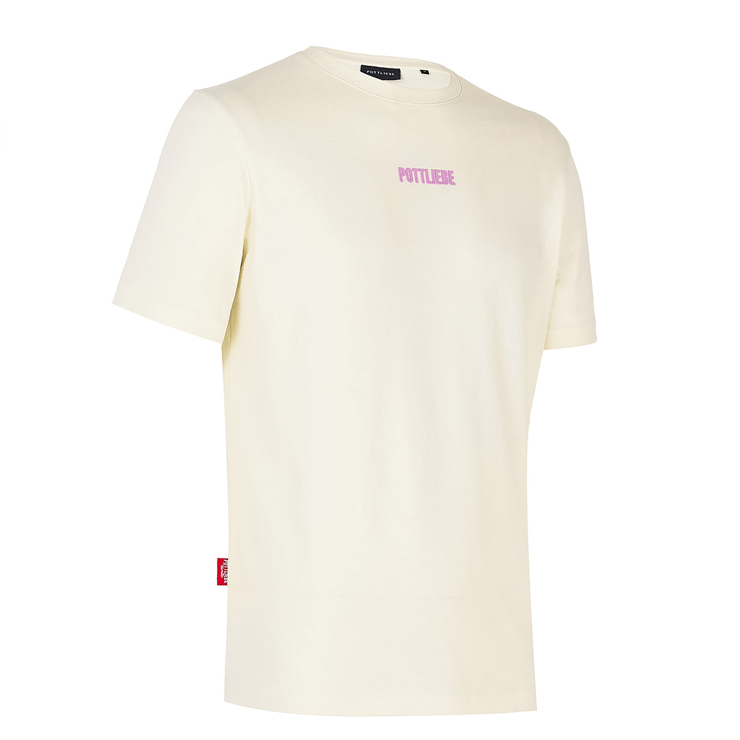 "GLÜCK AUF" Shirt beige / lavender