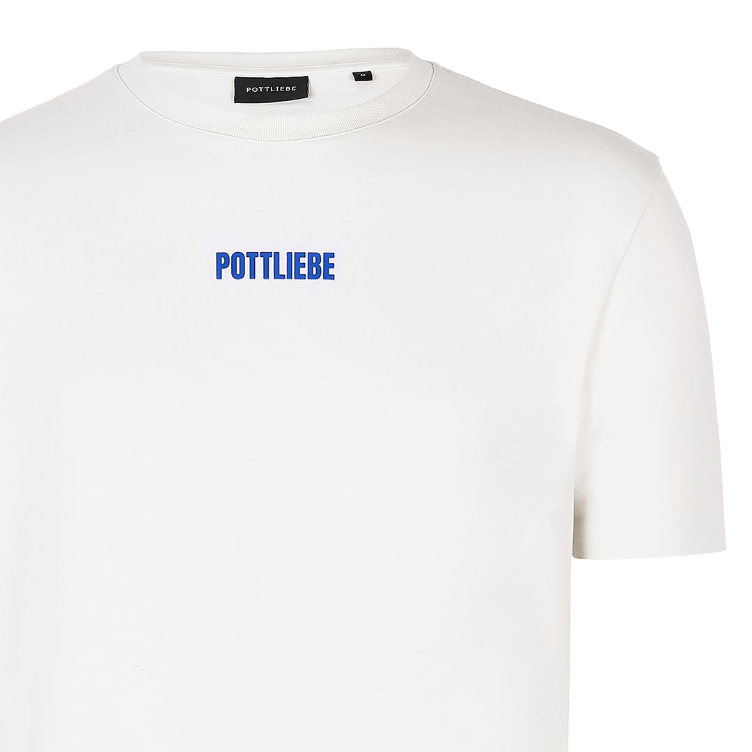 "GLÜCK AUF" Shirt weiß / blau