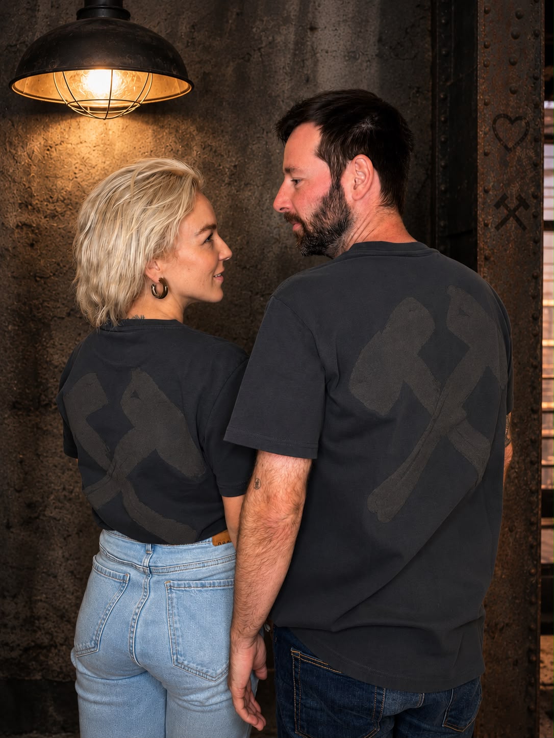 "UNTERTAGE" Shirt washedblack