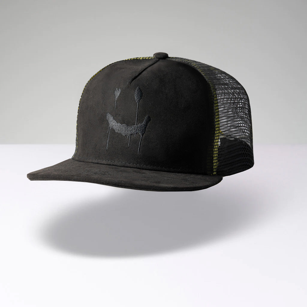 Gorra trucker NEWLOVE - negro/negro