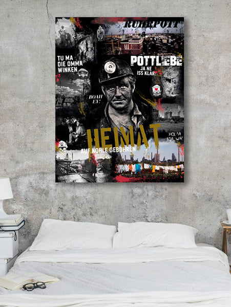 Heimat - Leinwand / Keilrahmen