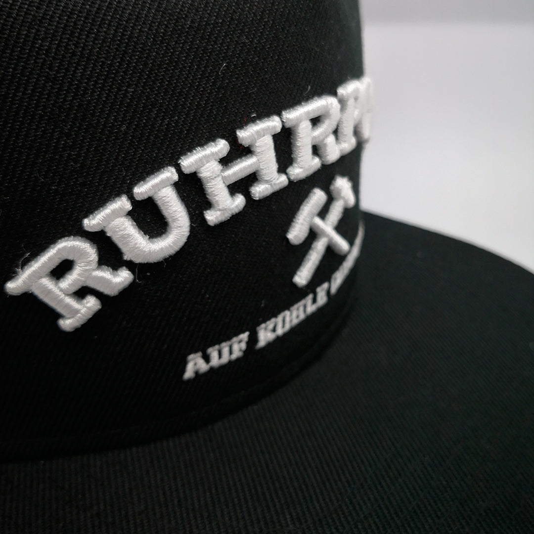 Gorra Ruhrpott - Negro Blanco