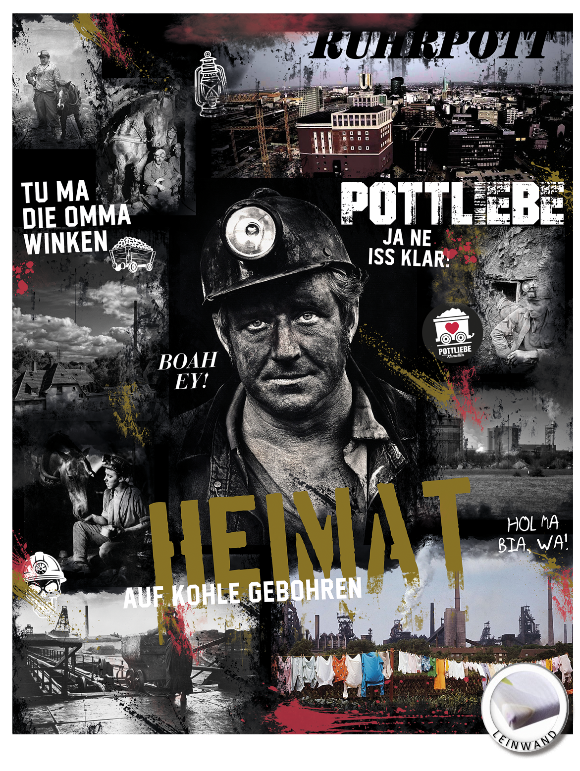 Heimat - Leinwand / Keilrahmen
