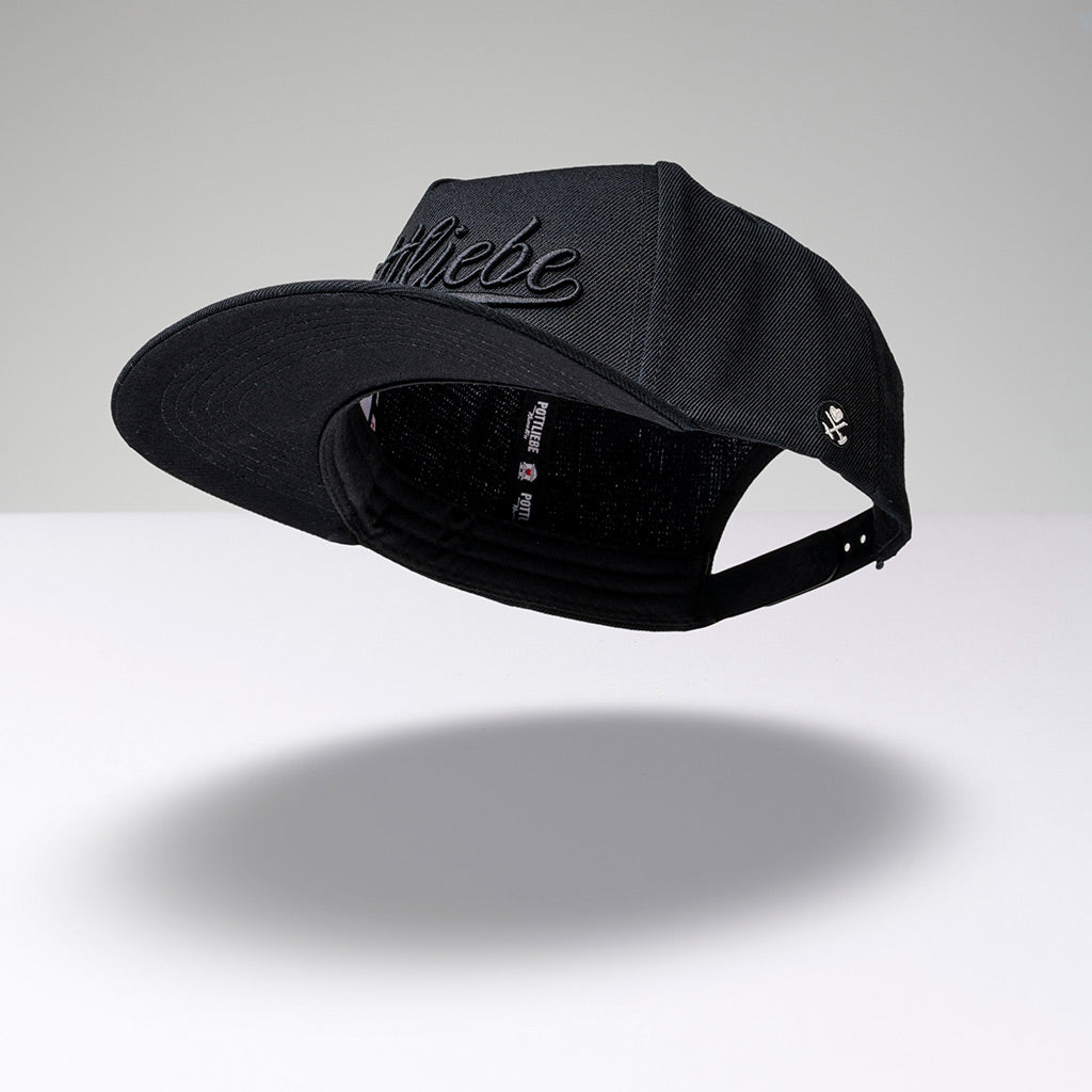 POTTLIEBE Gorra Snapback para niños - Negro Negro 