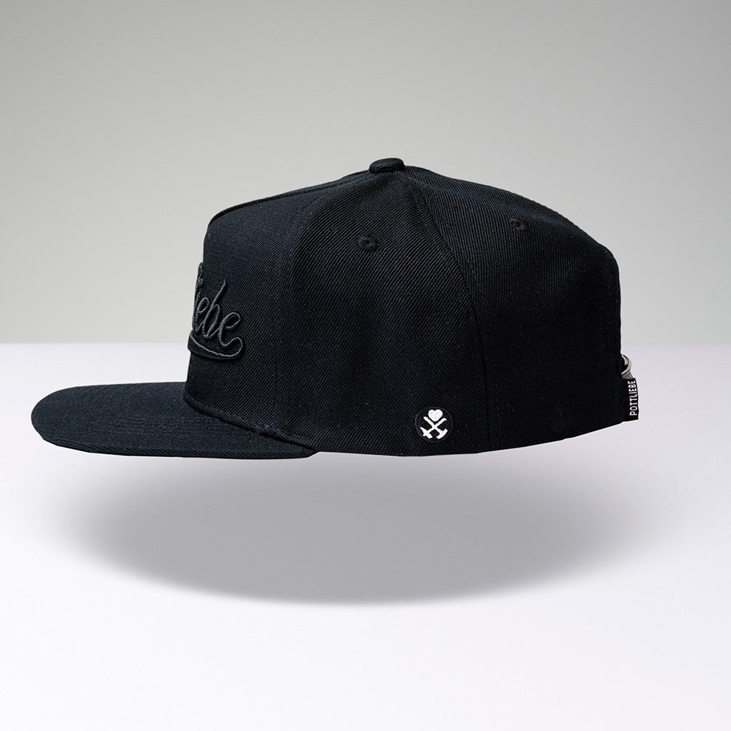 POTTLIEBE Gorra Snapback para niños - Negro Negro 