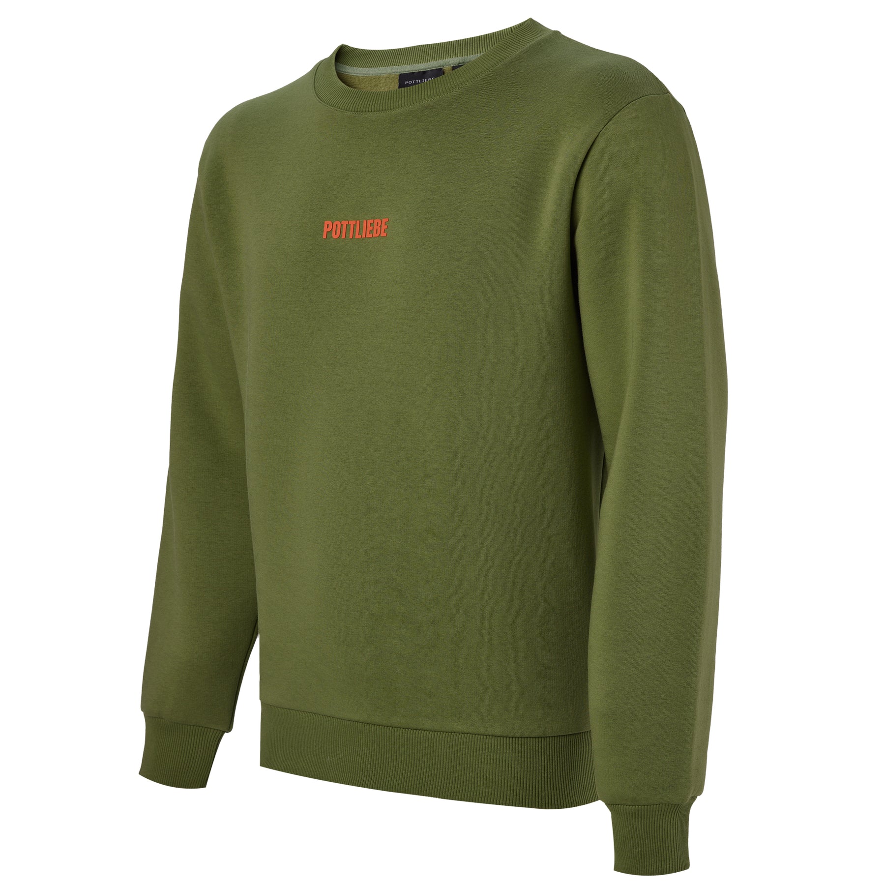 Crewneck "GLÜCK AUF" Olive / Orange
