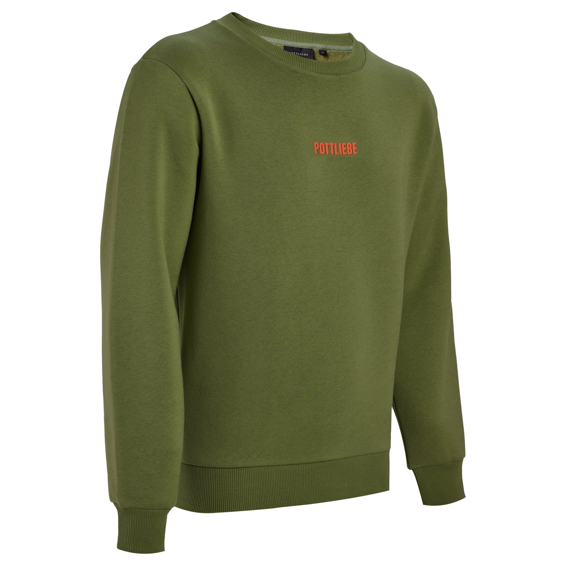Crewneck "GLÜCK AUF" Olive / Orange
