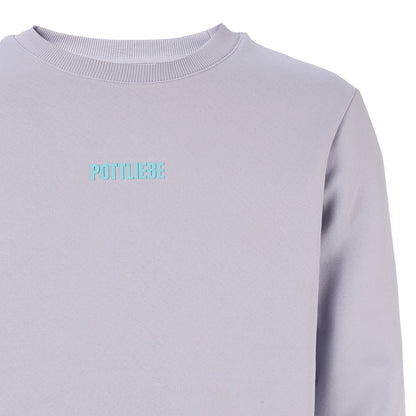 Crewneck "GLÜCK AUF" Grau / Mint