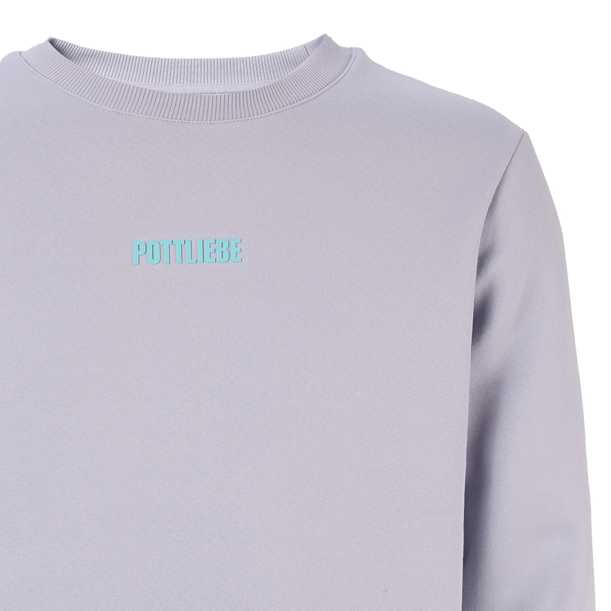 Crewneck "GLÜCK AUF" Grau / Mint