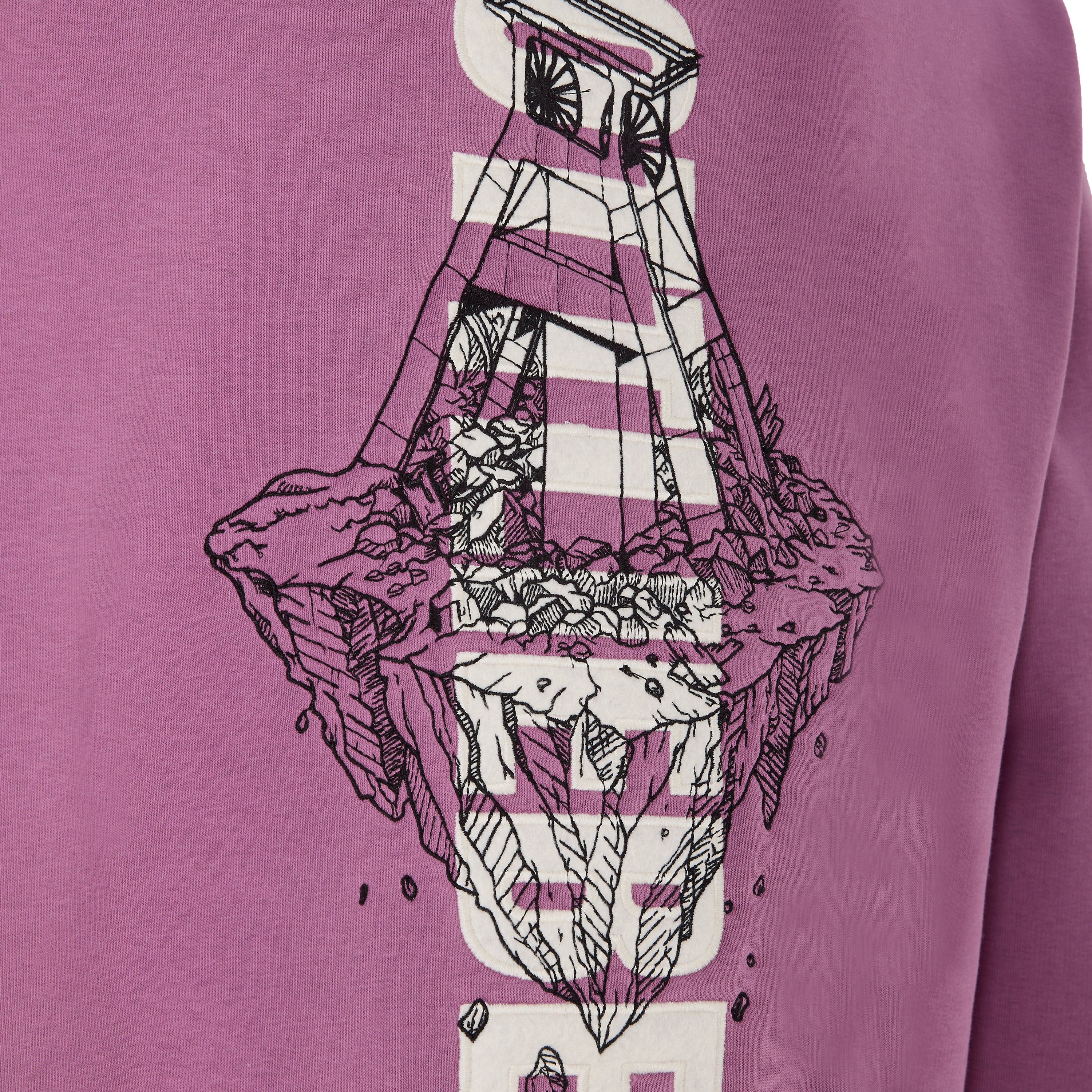 Hoodie "POTTSCHACHT" Berry