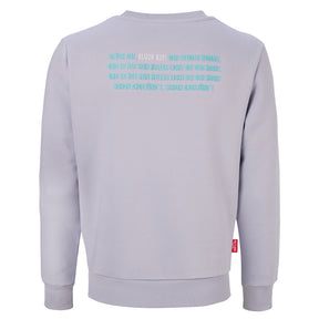 Crewneck "GLÜCK AUF" Grau / Mint