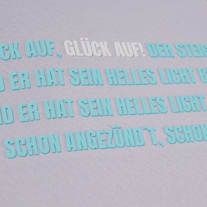 Crewneck "GLÜCK AUF" Grau / Mint