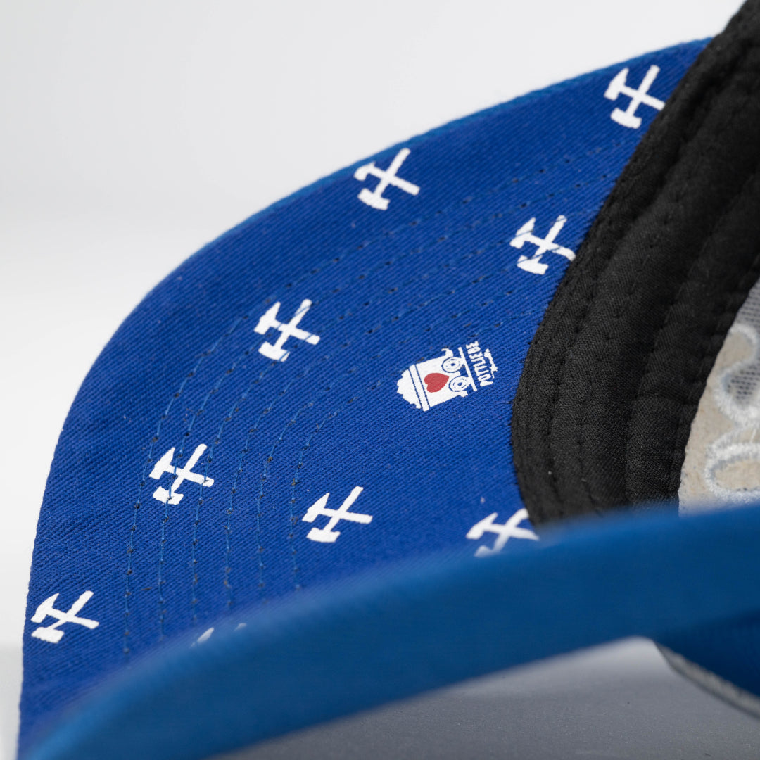 Pottliebe Basecap - Blau / Weiß