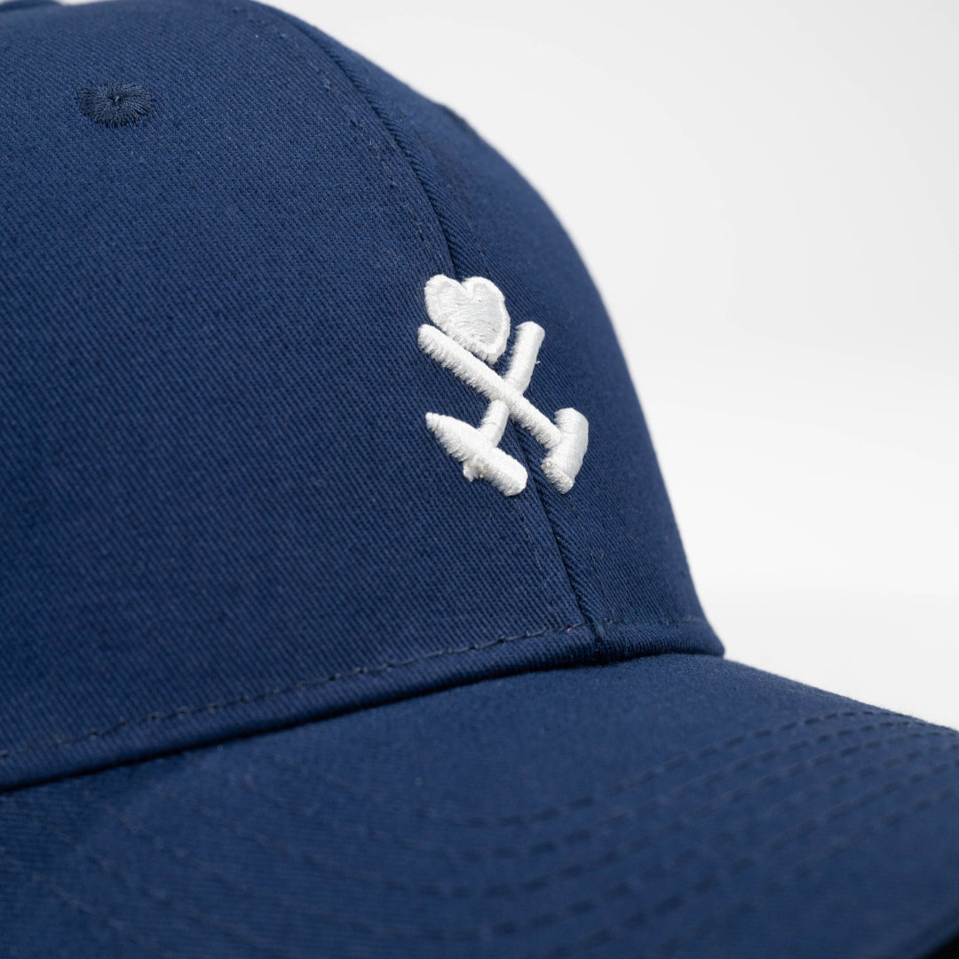 Kohle & Herz Basecap - Navy / Weiß