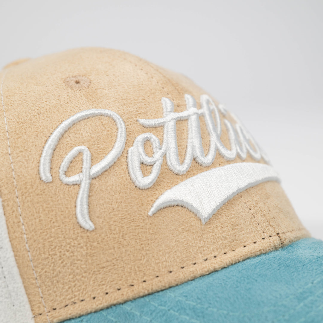 Kids Basecap POTTLIEBE - beige / hellblau