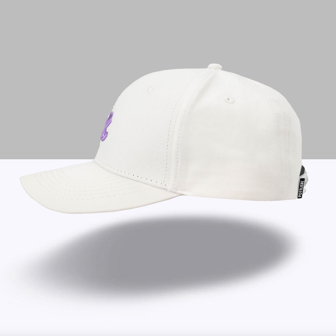 Kohle & Herz Basecap - Hellbeige / Lavender