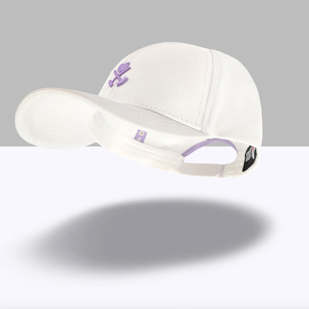 Kohle & Herz Basecap - Hellbeige / Lavender