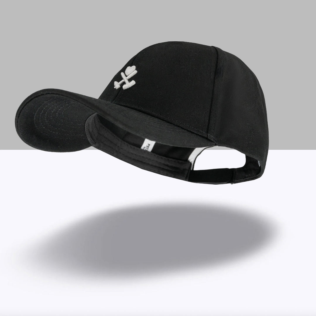 Kohle & Herz Basecap - Schwarz / Weiß