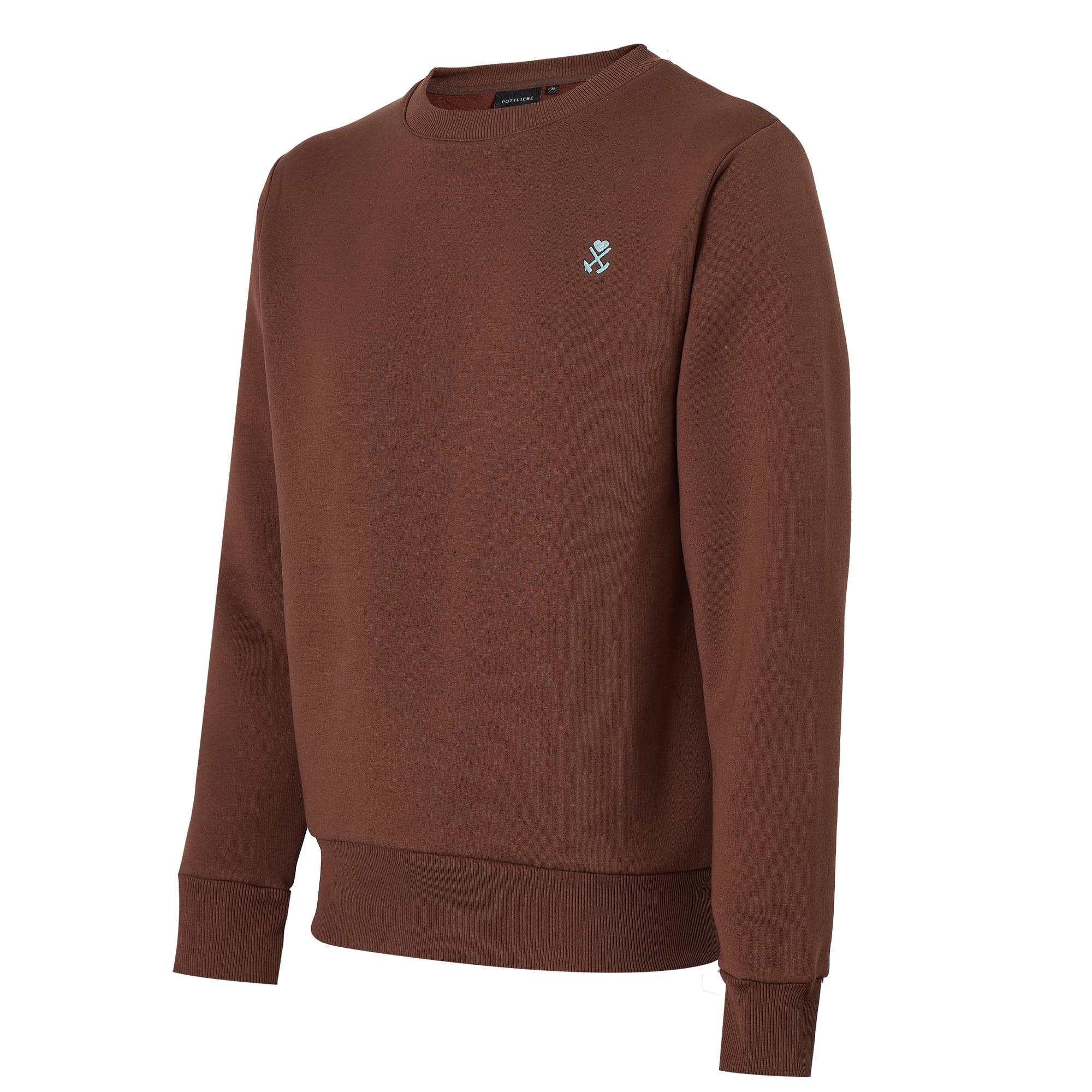 Crewneck "Herz" Braun / Mint