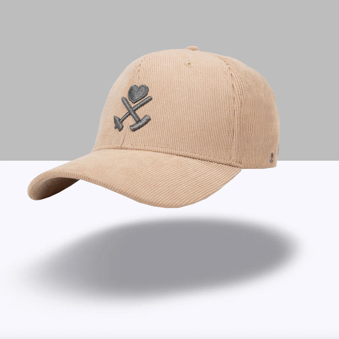 Kohle & Herz Basecap - Kord Beige