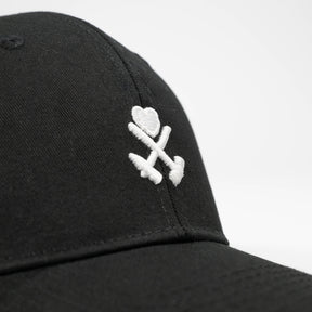 Kohle & Herz Basecap - Schwarz / Weiß