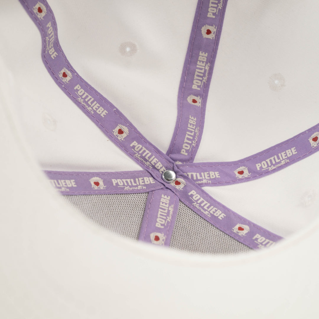 Kohle & Herz Basecap - Hellbeige / Lavender