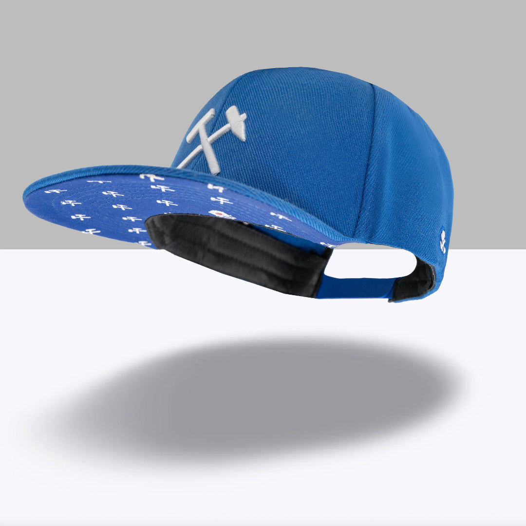 Schlägel & Eisen Snapback - Blau / Weiß