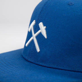 Schlägel & Eisen Snapback - Blau / Weiß