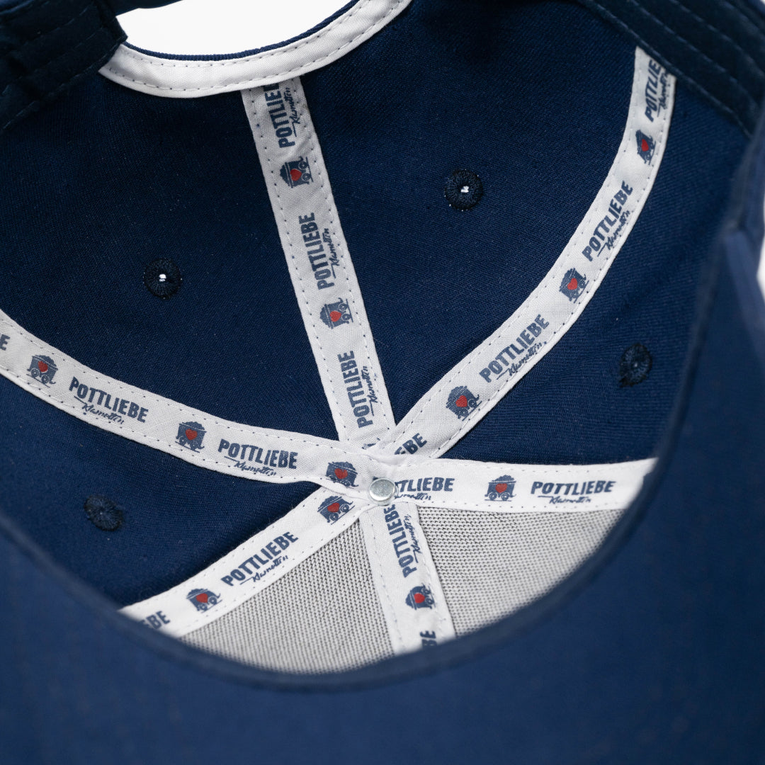 Kohle & Herz Basecap - Navy / Weiß