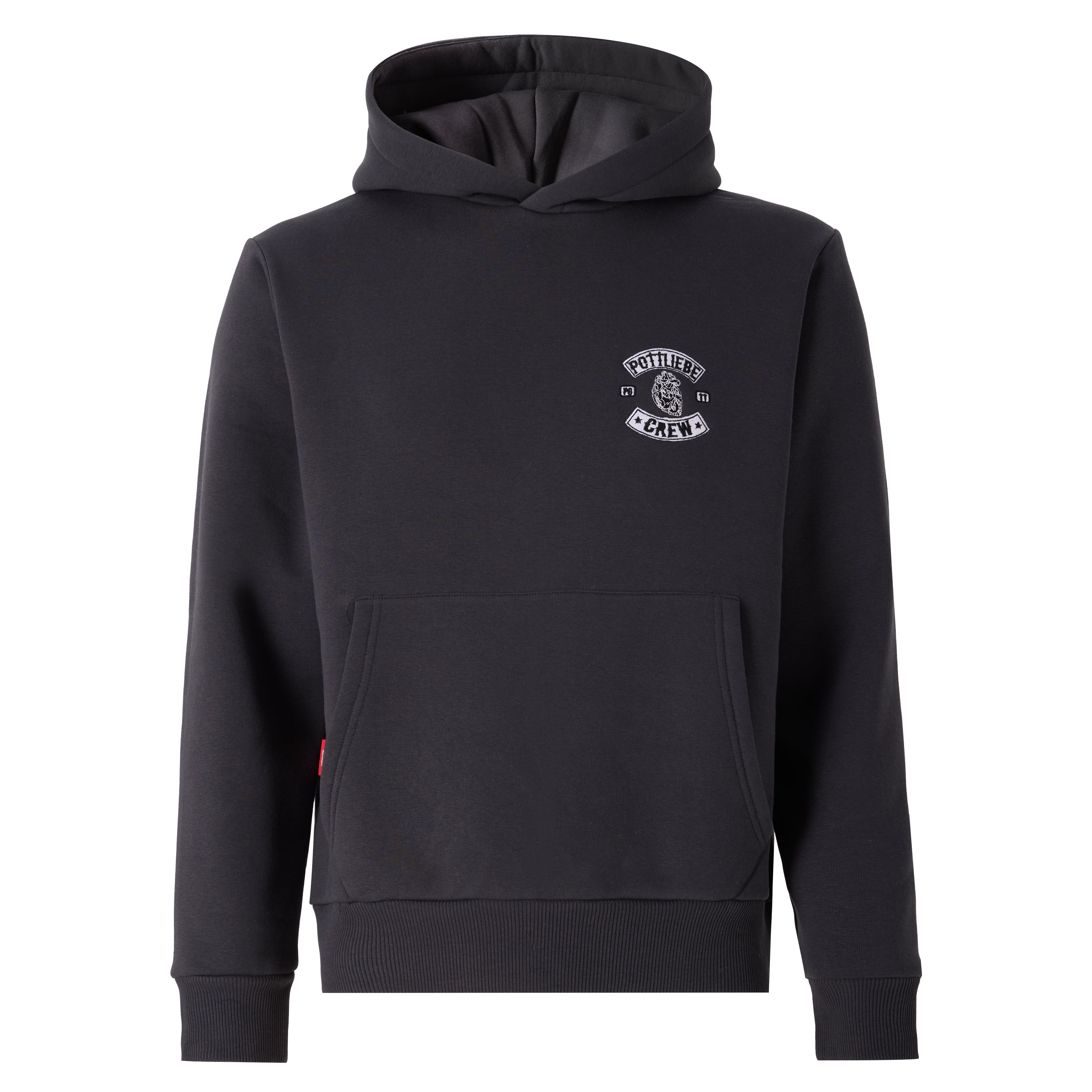 Hoodie "Pottliebe Crew" washedblack