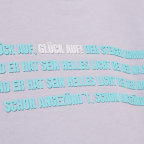 "GLÜCK AUF" Shirt Grau / Mint