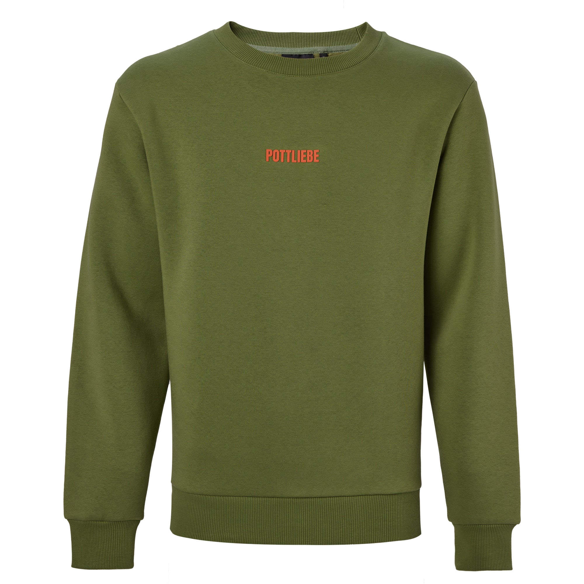 Crewneck "GLÜCK AUF" Olive / Orange