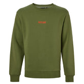 Crewneck "GLÜCK AUF" Olive / Orange