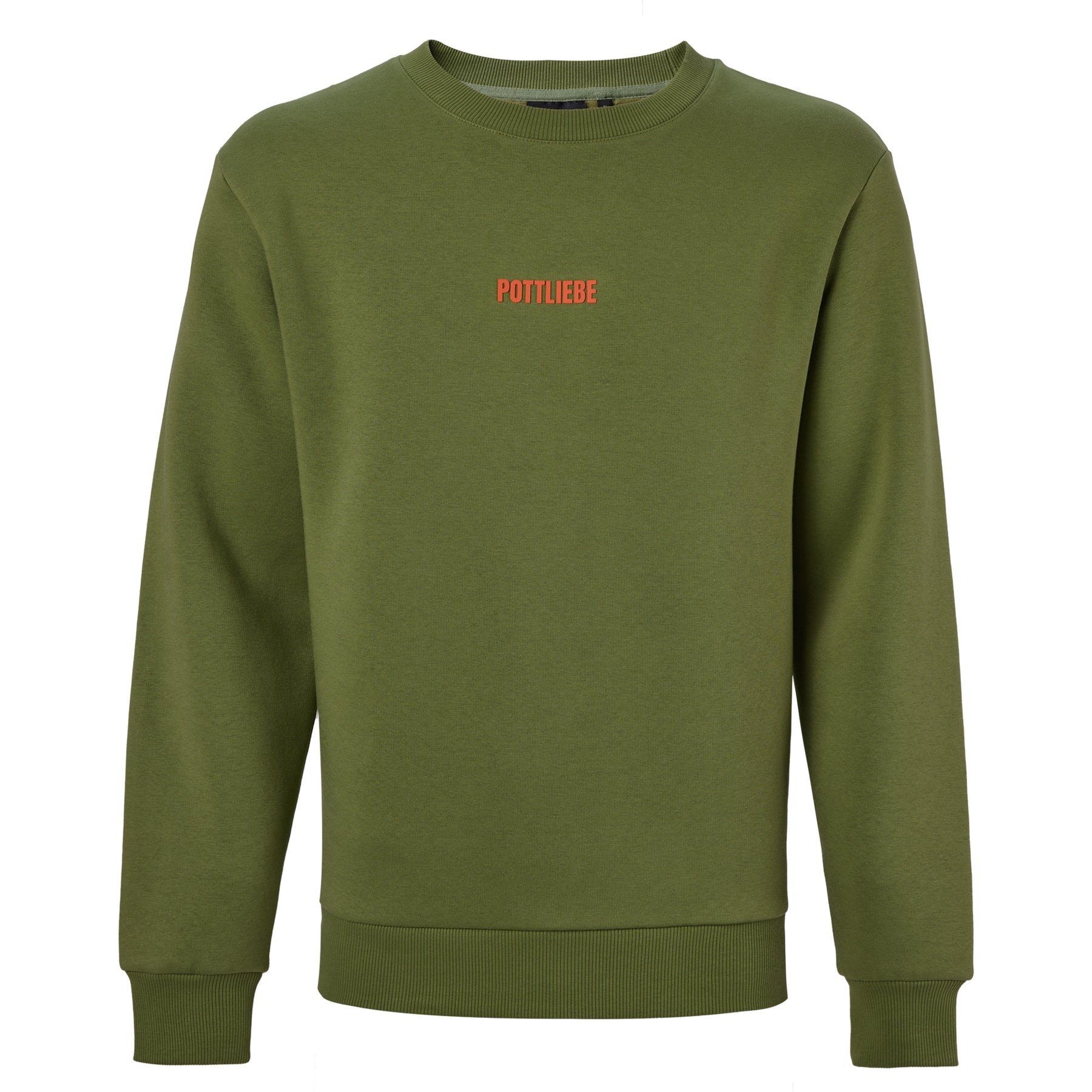 Crewneck "GLÜCK AUF" Olive / Orange