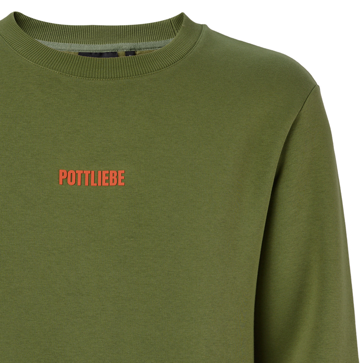 Crewneck "GLÜCK AUF" Olive / Orange