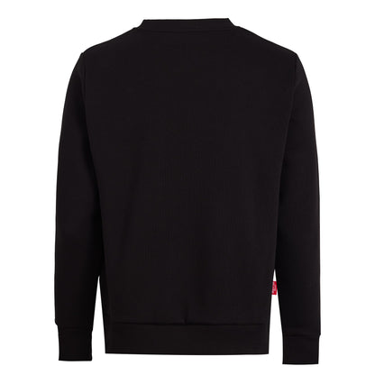 Crewneck "Herz" Schwarz / Pink