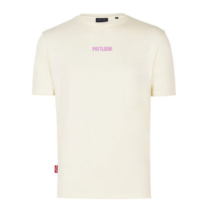 "GLÜCK AUF" Shirt beige / lavender