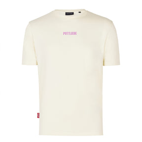 "GLÜCK AUF" Shirt beige / lavender