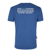 "GLÜCK AUF" Shirt blau / weiß