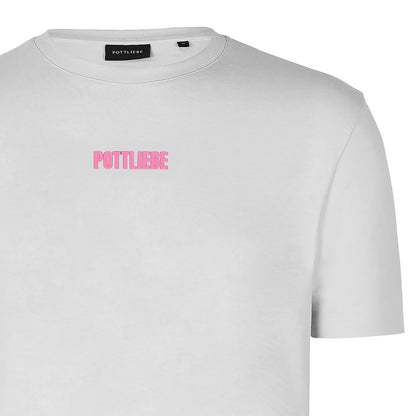 "GLÜCK AUF" Shirt grau / pink