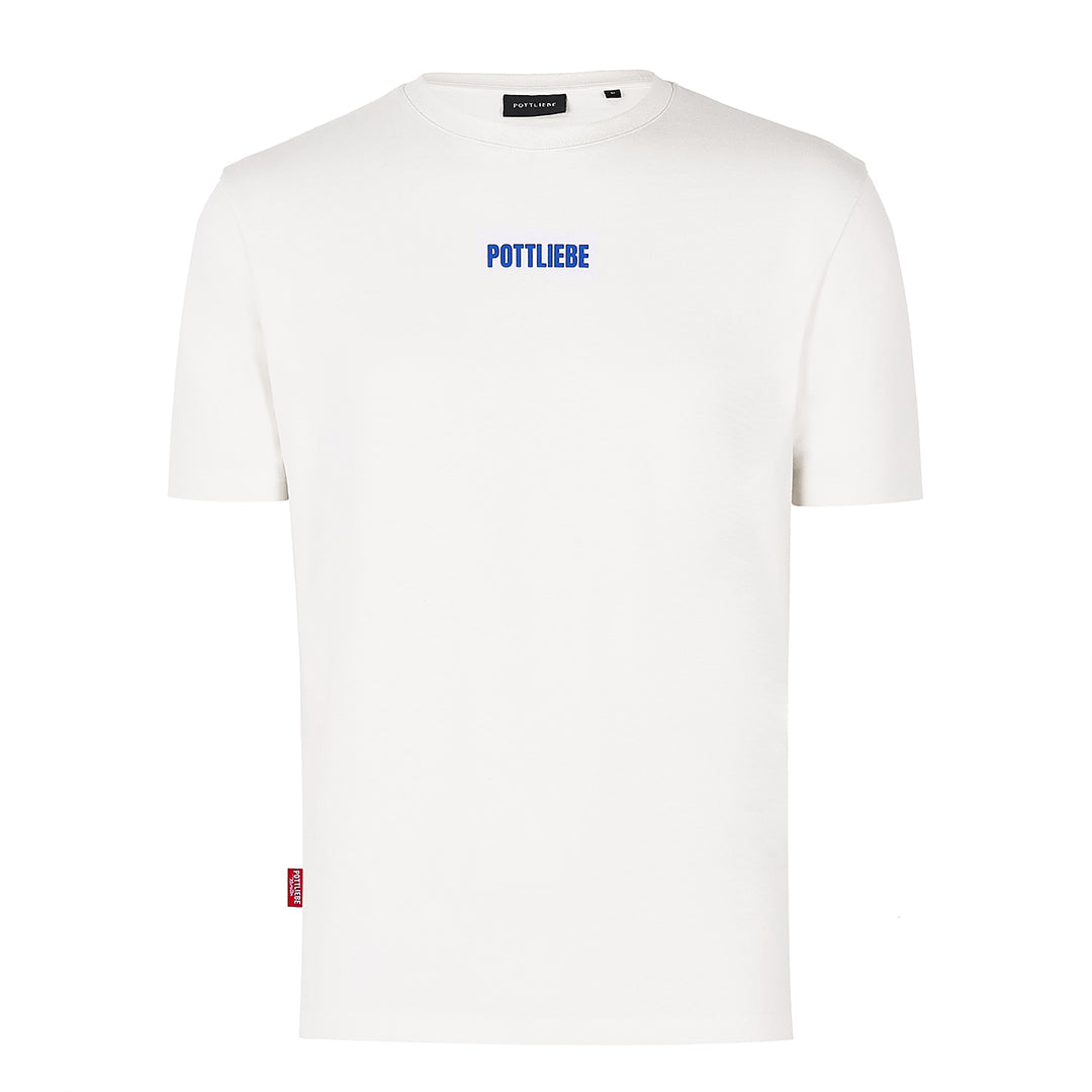 "GLÜCK AUF" Shirt weiß / blau