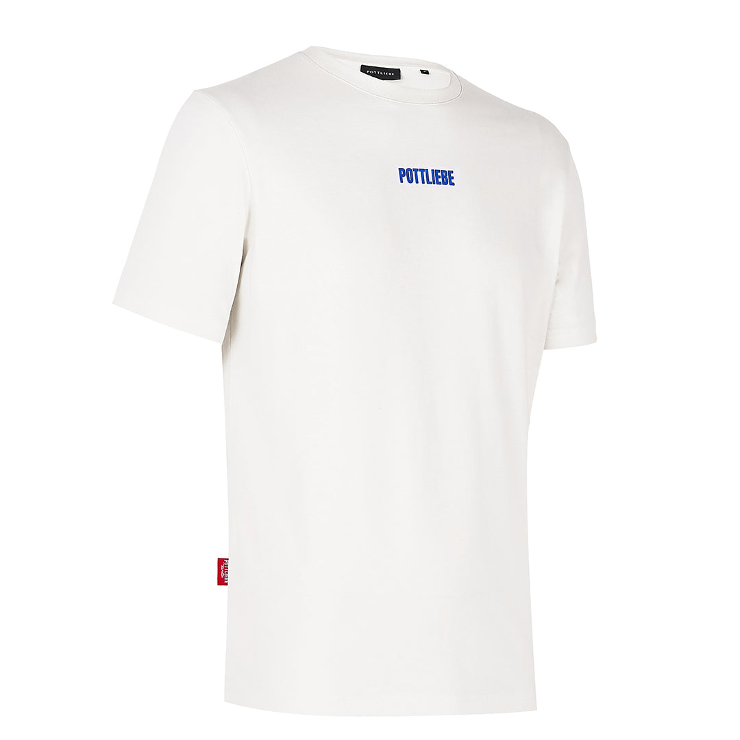 "GLÜCK AUF" Shirt weiß / blau