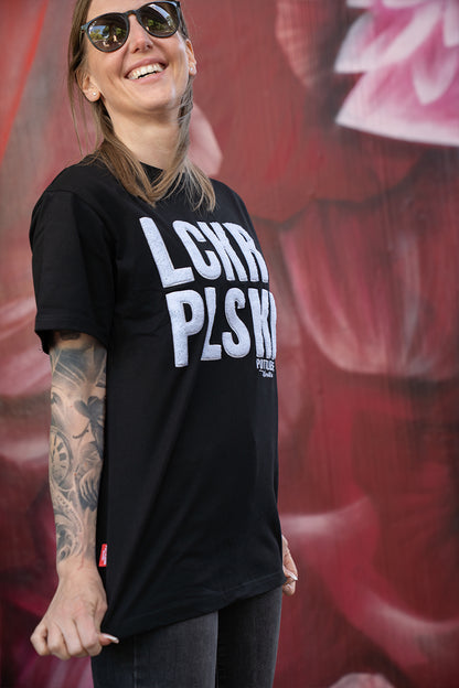 "LCKR PLSKN" Weiß - Schwarz