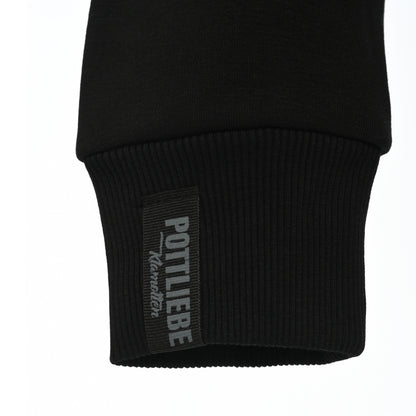 Sudadera con capucha "PTTLBE" Negro / Gris oscuro 