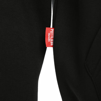 Sudadera con capucha "PTTLBE" Negro / Gris oscuro 