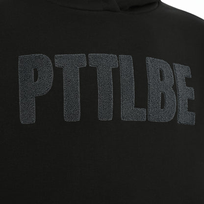 Sudadera con capucha "PTTLBE" Negro / Gris oscuro 